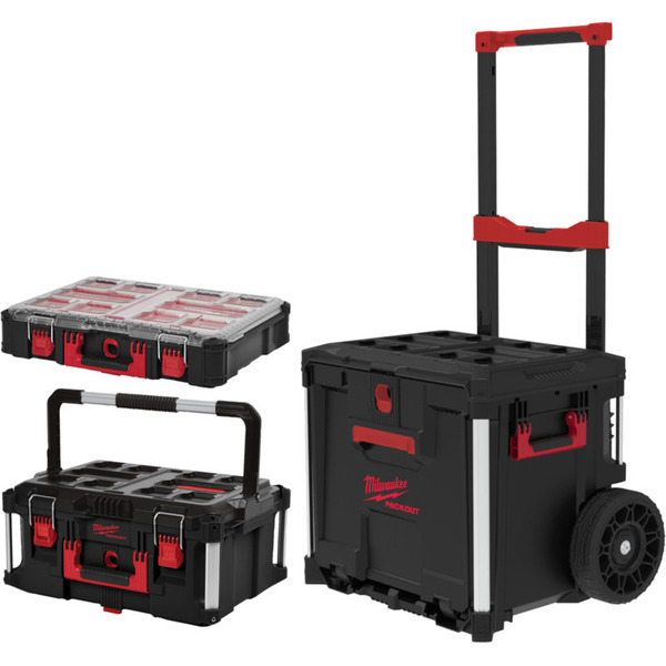 Milwaukee Packout Trolley Skuffemodel 3 DELE