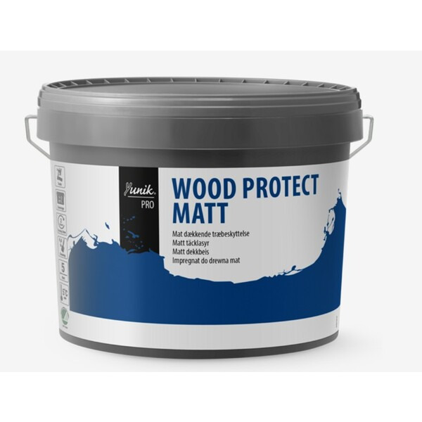 Yunik Pro Wood Protect Træbeskyttelse Mat Sort - 10L