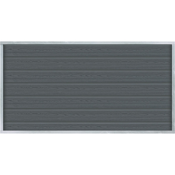 Plus Artura Komposithegn Skifergrå - 180x95cm