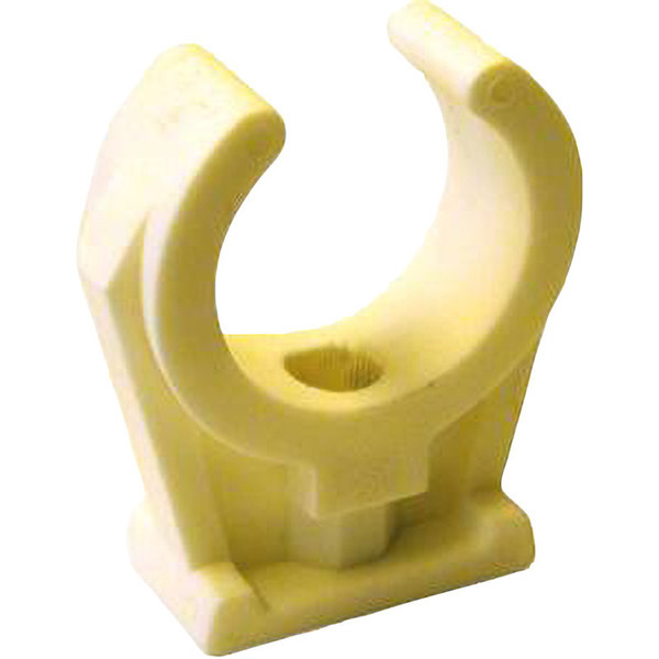 15mm Klemrørbærer Hvid