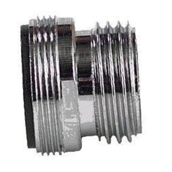 Overgangsnippel 24mm x 1/2" Krom