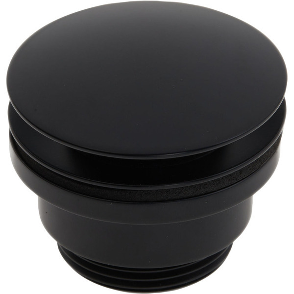 Blue Label Pop-Up Bundventil 1 1/4" T/håndvask Mat Sort