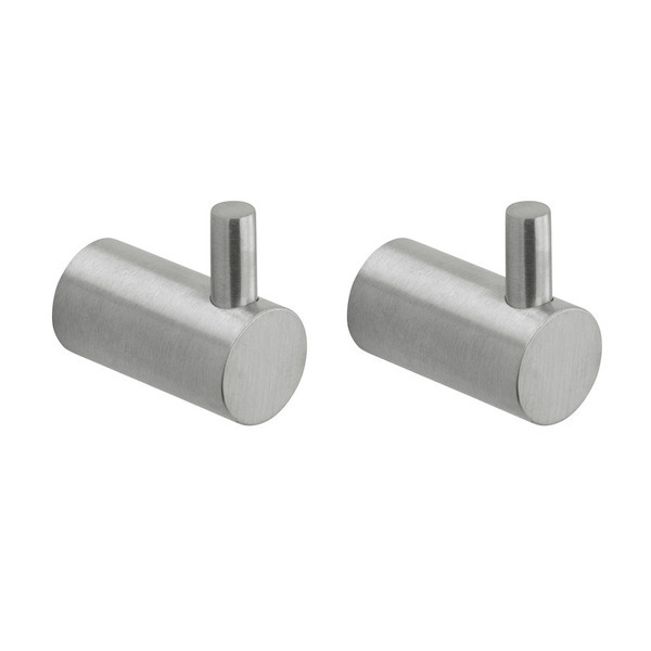 Pressalit Håndklædekrog Pin 2 stk Børstet Stål