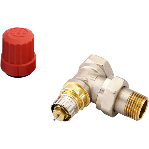 Danfoss RA-N DN15 vinkelløbende ventil - 79x93x37mm