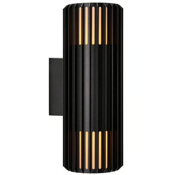 Nordlux Væglampe Aludra Double Seaside Sort