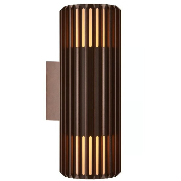 Nordlux Væglampe Aludra Double Seaside Metallisk Brun