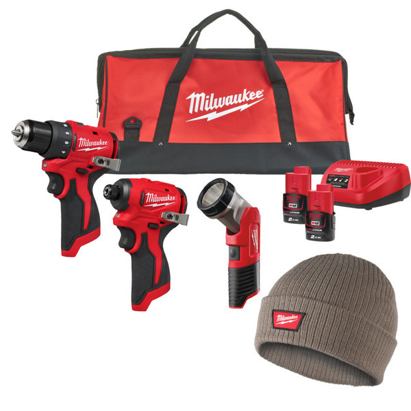 Milwaukee M12 Powerpack BlPP3A-202B + Hue
