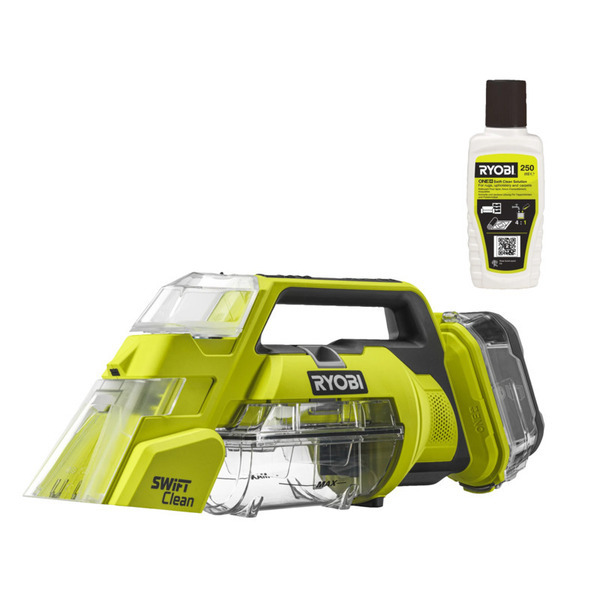 Ryobi ONE+ Swift Clean Pletrenser - 18V RDC18-0 + Swift Clean Rengøringsmiddel