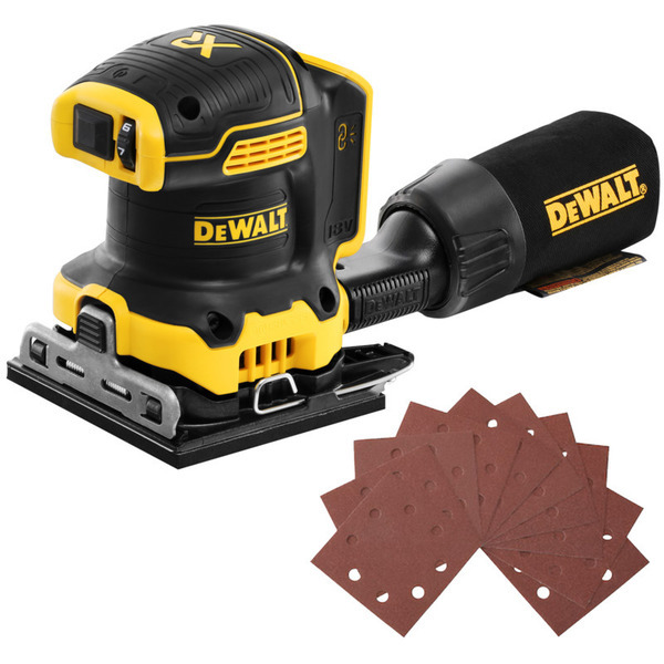 DEWALT XR Rystepudser 1/4 ark - 108x115mm- - 18V DCW200N-XJ