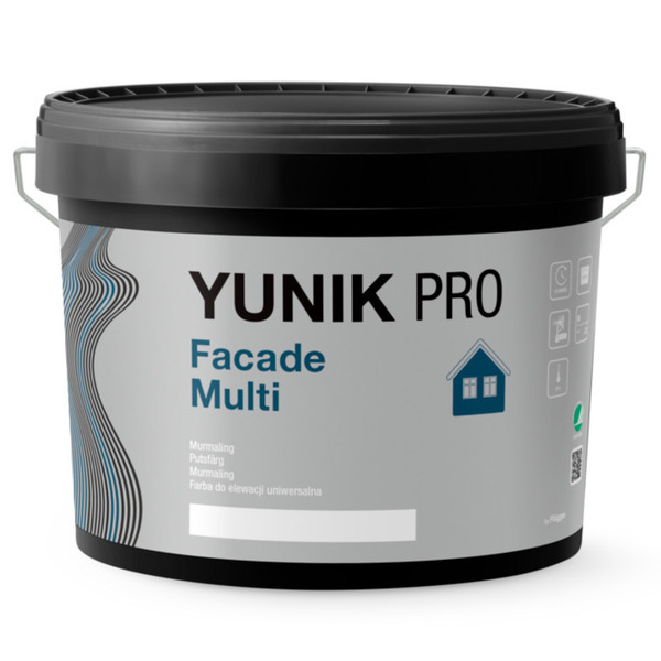 Yunik Pro Facade Multi Hvid - 9 Liter   
