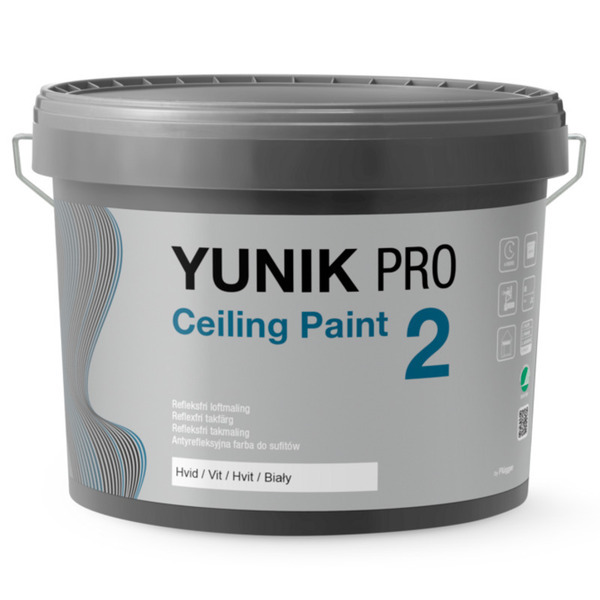 Yunik "Pro Ceiling" Loftmaling 2 Hvid - 2,5 Liter