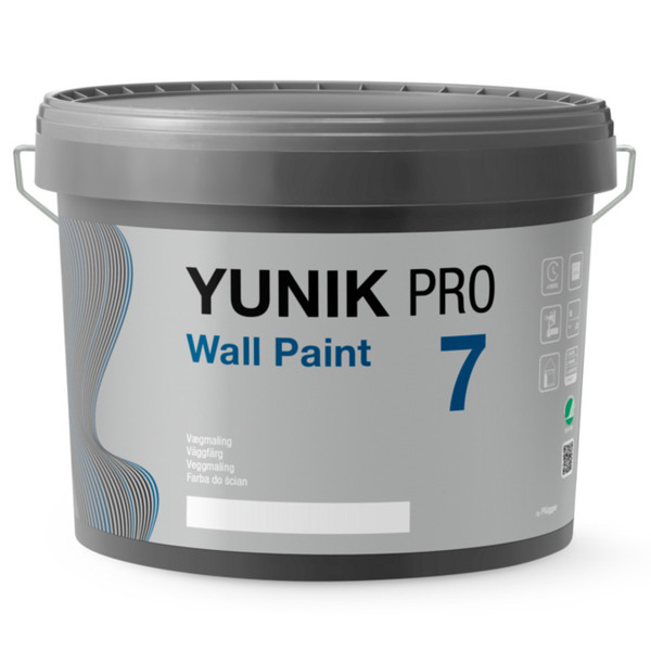 Yunik Pro "Wall Paint 7" - Vægmaling - Hvid - 9 Liter