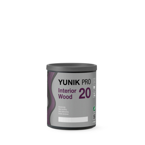 Yunik Pro "Wood Enamel 20" Emaljemaling - 0,7 Liter