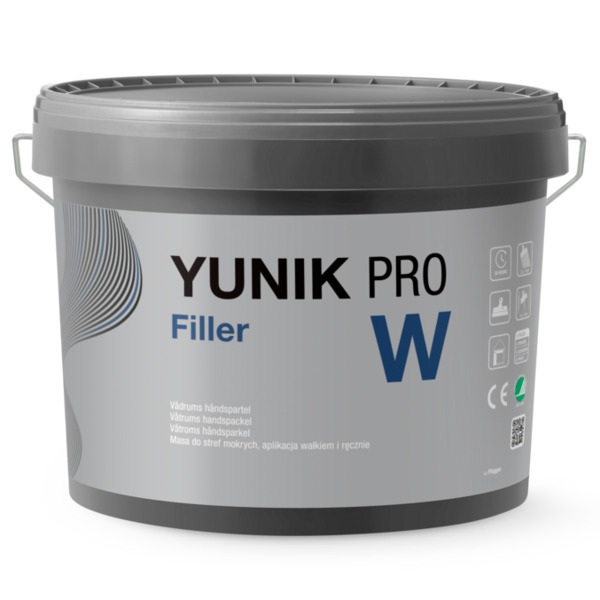 Yunik Pro Filler/vådrumsspartel W - 10L