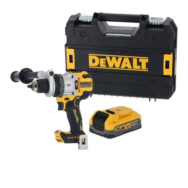 DEWALT XR Slagboremaskine 18V DCD1007NT-XJ + Batteri 3,5Ah