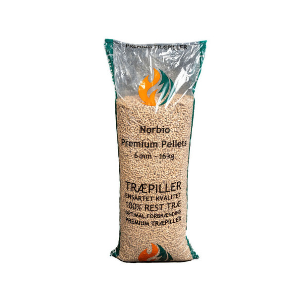 Træpiller Svensk Premium - 6mm