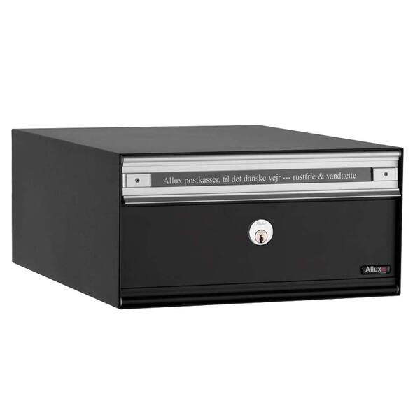 Allux PC1 Systempostkasse Sort U/lås