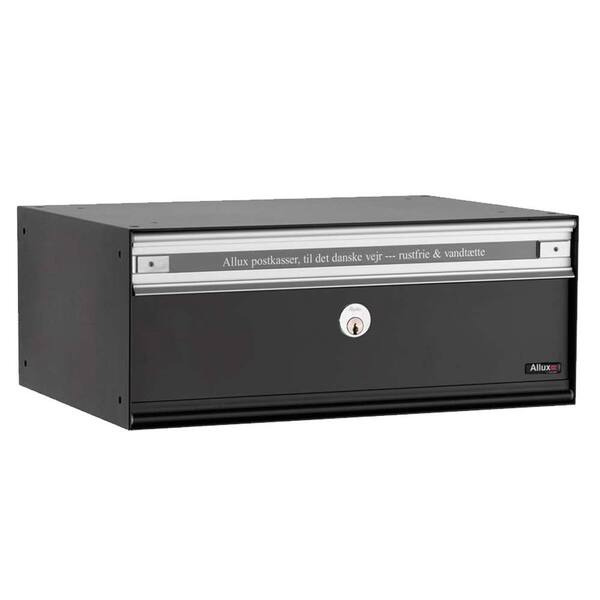 Allux PC2 Systempostkasse Sort U/lås