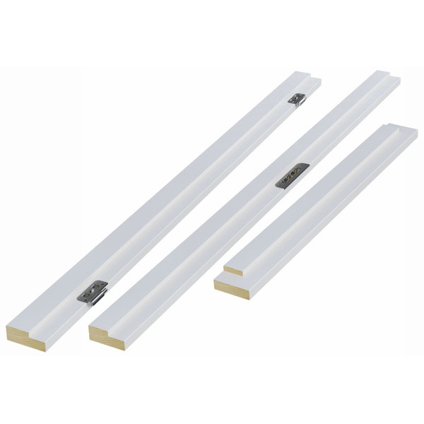 SOLID 100mm Karmsæt Hvid M7 686x2089mm Fyr Snap In U/BUND