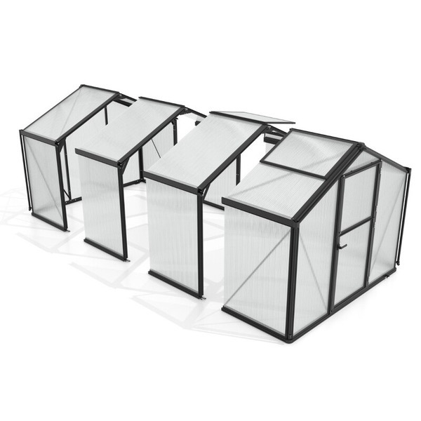 Vitavia Drivhus Deimis Tilbygning Sort