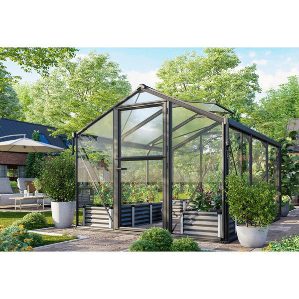 Vitavia Deimus 8500 Glas - 8,5 m² Sort Drivhus