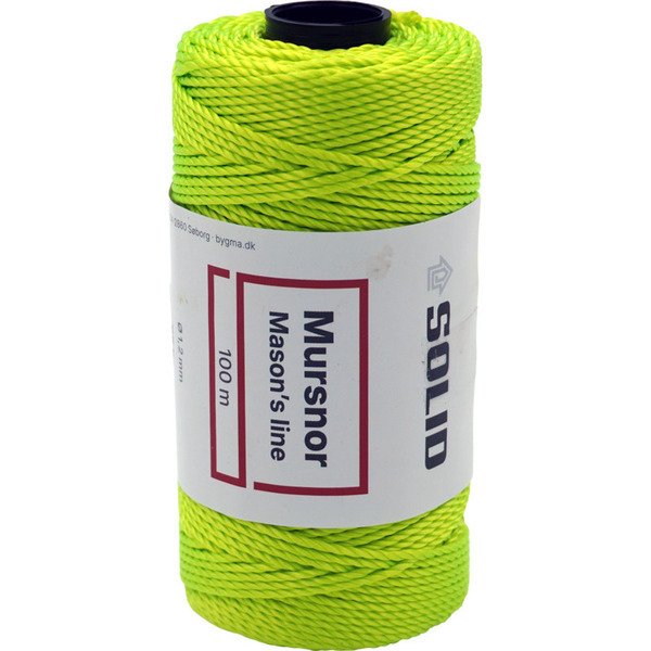 SOLID Mursnor Neon Gul - 1,2mmx100mm