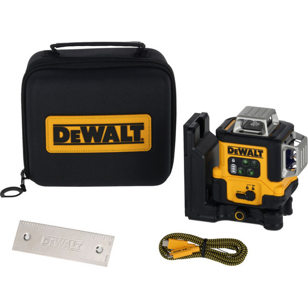 DEWALT Krydslinjelaser 3x360 DCLE14361GB-XJ Grøn USB-C