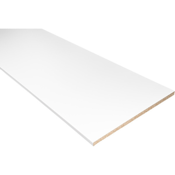 28mm Wallmann Bordblade Proff - 63,5x418cm - RØ3,5 - 1 side Hvid