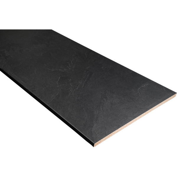 28mm Wallmann Bordblade Proff - 63,5x418cm - RØ3,5 - 1 Side Sort slate