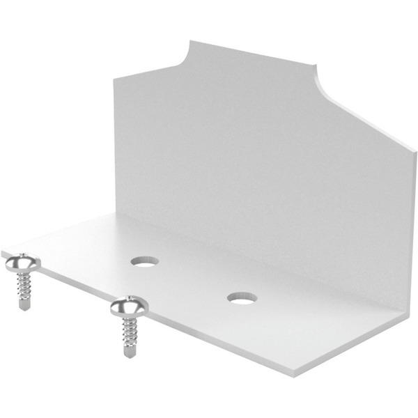 SOLID Endekap m/skruer (TX10)  hvid - til 25 mm