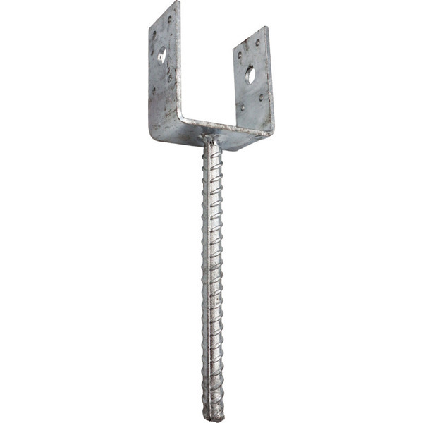 SOLID Stolpebærer HDG U-Profil - 75x90x45x200mm