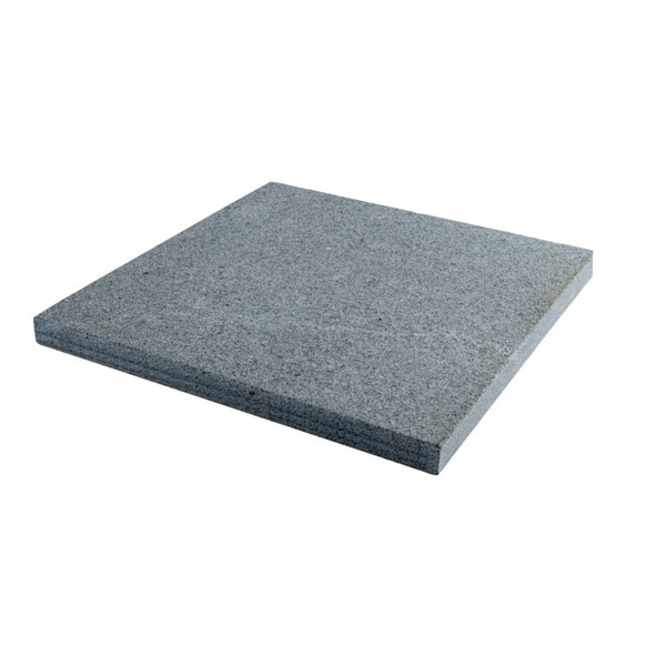 Granitflise G654Q Jetbrændt - 60x60x5cm - Mørkegrå