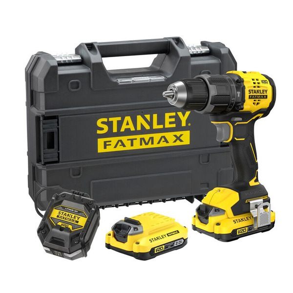 Stanley Fatmax Slagboremaskine 18V  Inkl. 2x2,0Ah batterier + lader
