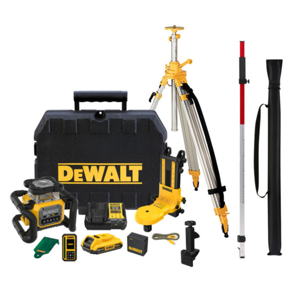 DEWALT Rotationslaser 18V XR  DCLE35122GD1-QW