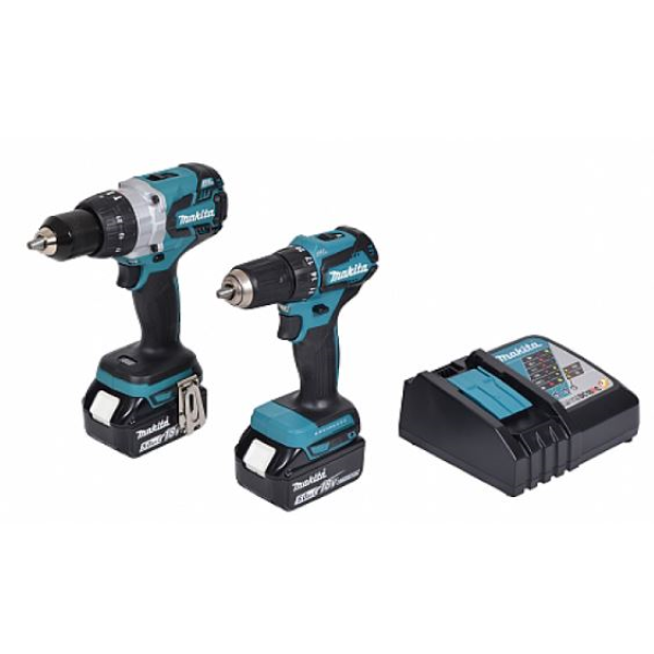 forsinke indad Ved navn Makita Li-ion Kombo Kit DLX2306TJ - Boremaskine - Bygma