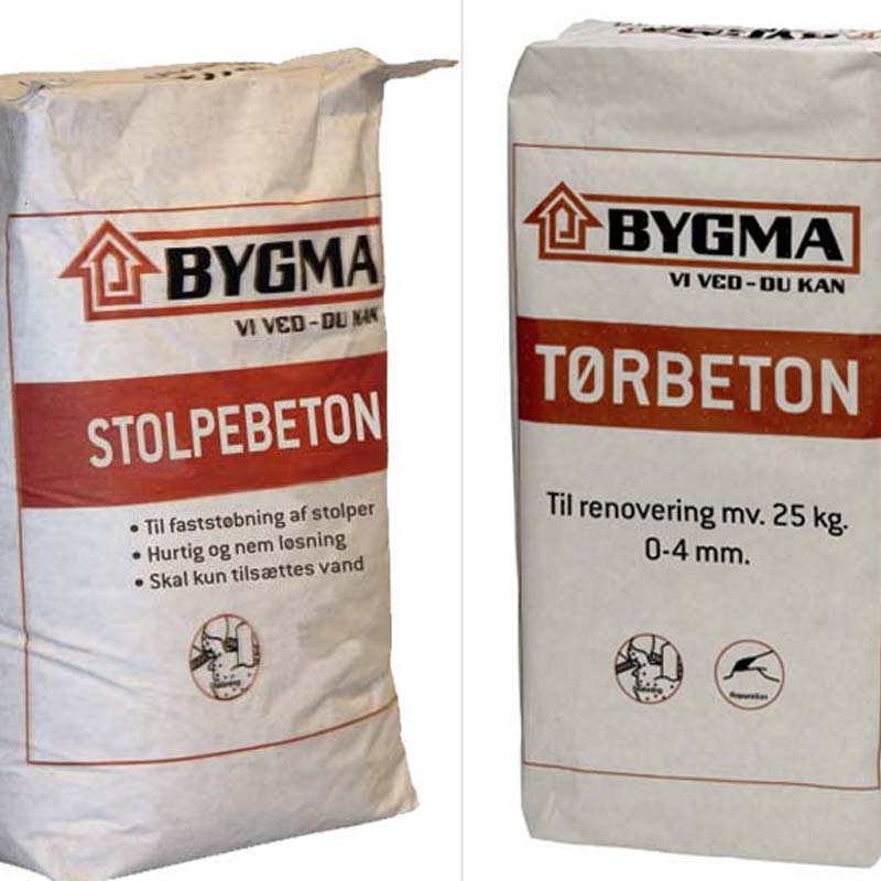 Se udvalget af beton og stolpebeton