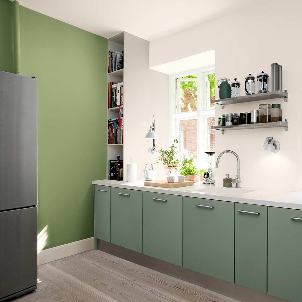 Indendørsmaling til vægge, lofter og køkkenlåger