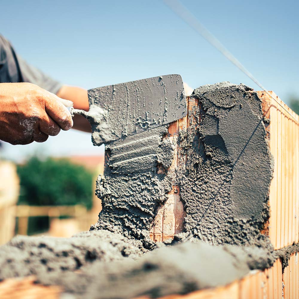 Murerartikler herunder beton, mørtel og cementmix