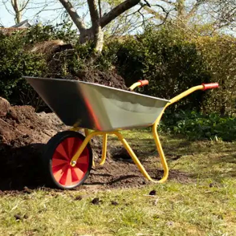 Stor trillebør til havearbejde