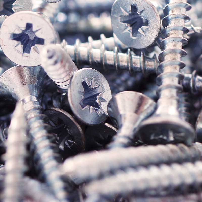 Skruer i professionel kvalitet hos Bygma