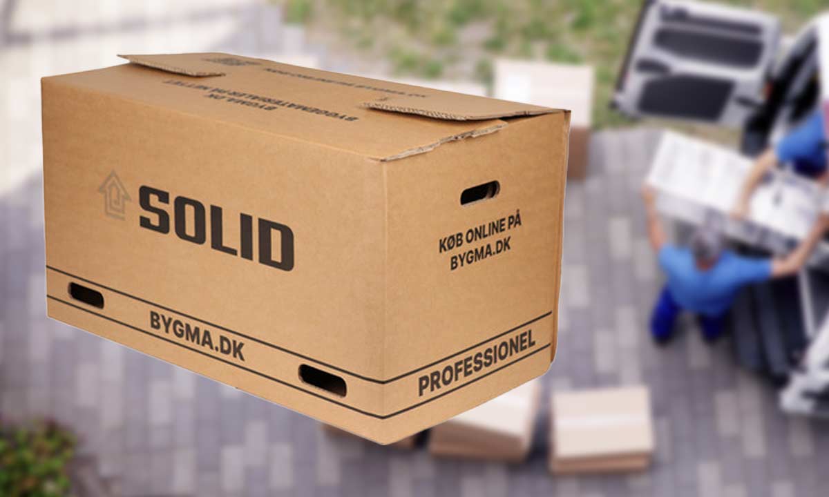 Flyttekasser fra Bygma i solid kvalitet