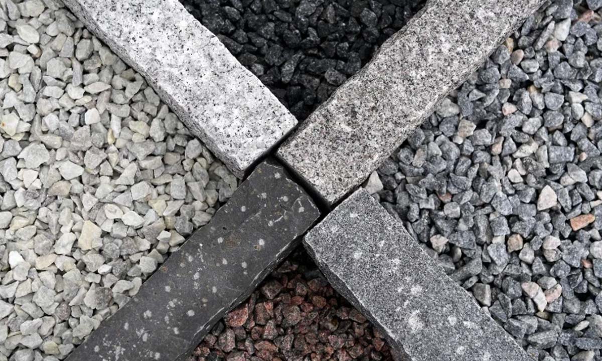 Granitskærver i forskellige farver fra Zurface