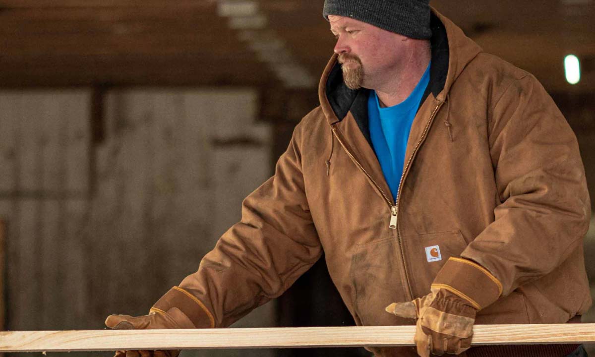 Carhartt vinterjakke til udendørs arbejde