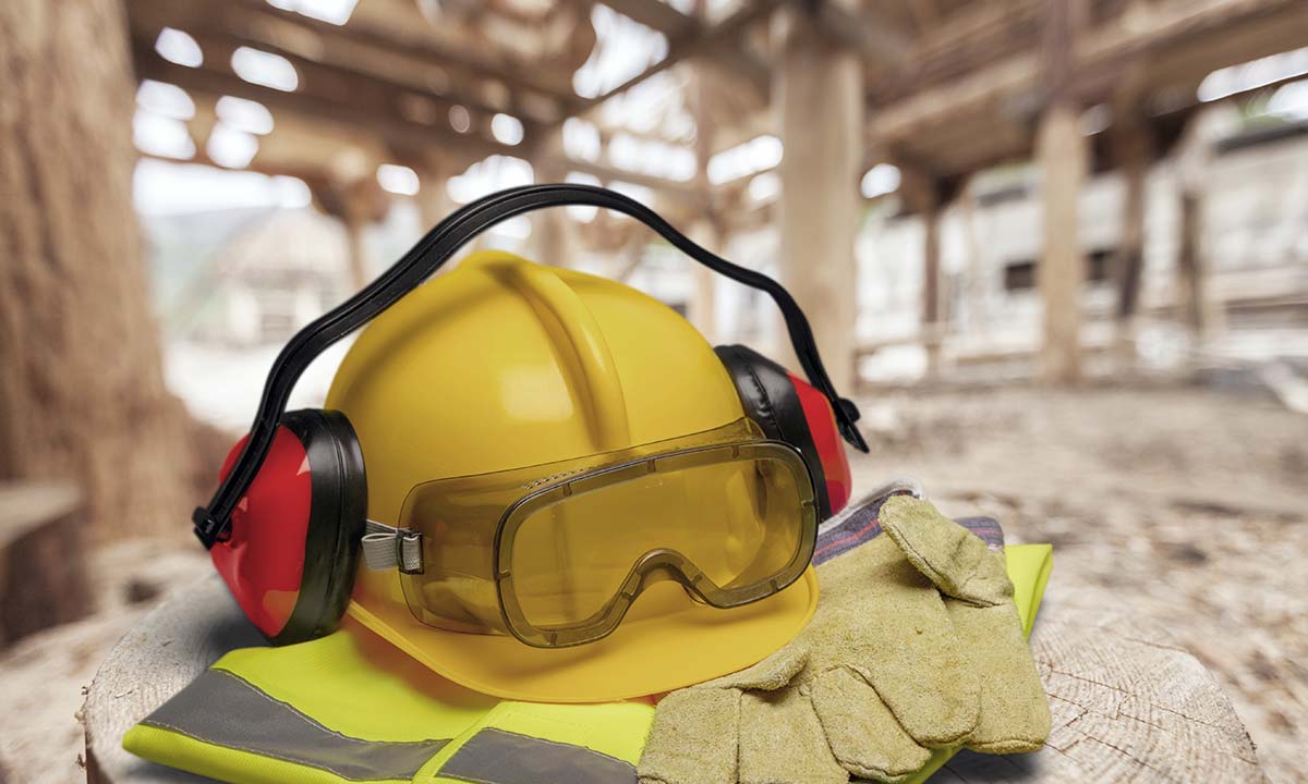 Sikkerhedsudstyr til byggeri på byggeplads