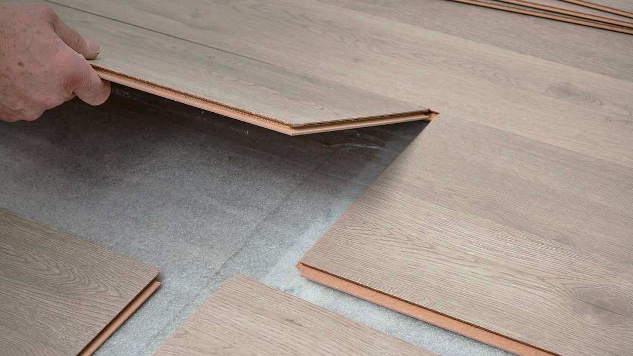Laminat er let at montere som klikgulv