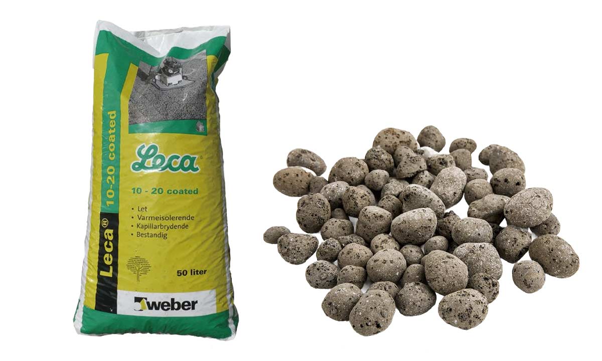 Leca kugler til isolering