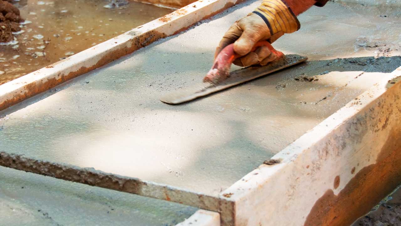Murerartikler til at støbe cement og beton