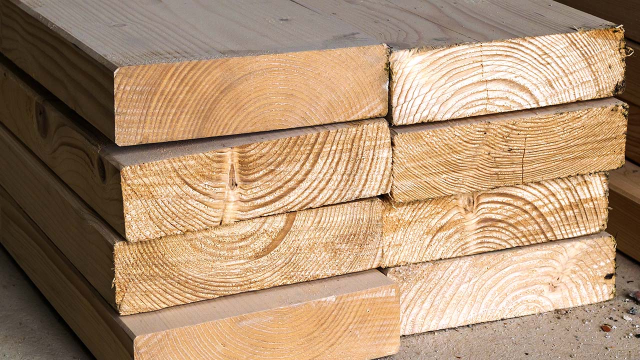 Brædder i ubehandlet træ
