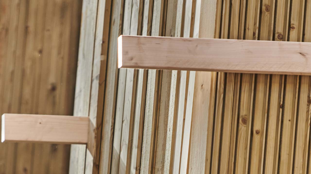 Trykimprægnerede lægter i trælast