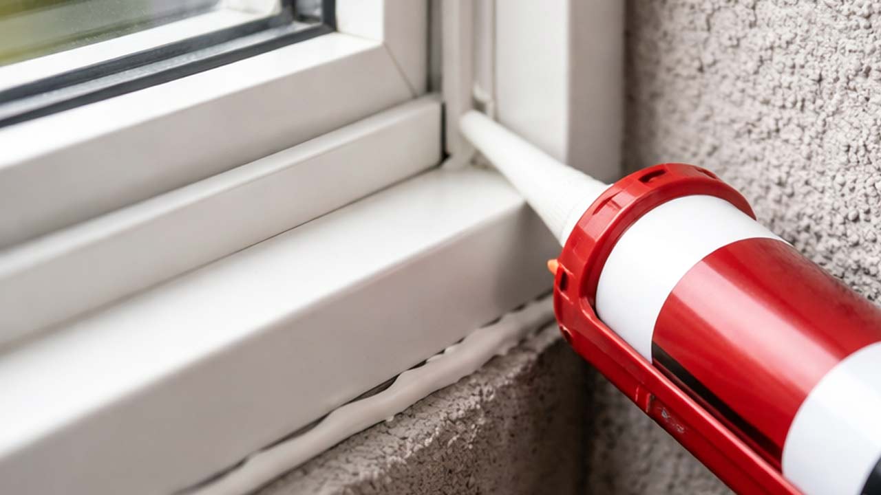 Fugepistol til tætning af vindue